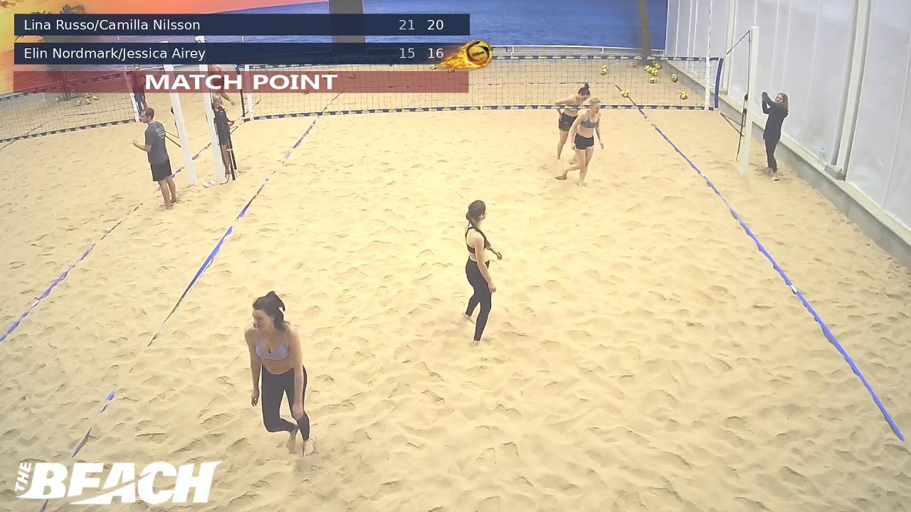 Kvart 2 - Lina Russo / Camilla Nilsson vs Elin Nordmark / Jessica Airey