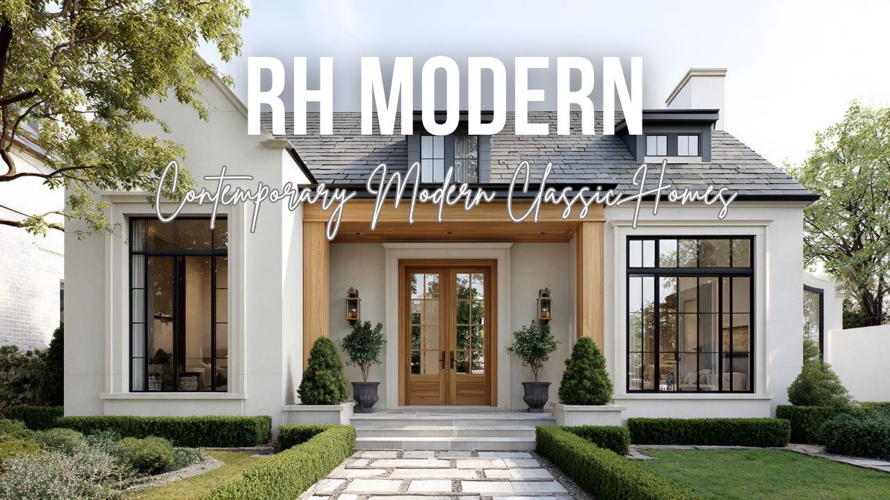 Современные дома в классическом стиле, вдохновленные продукцией Restoration Hardware. Элегантное ...