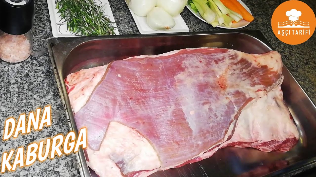 DANA KABURGA (DANA ASADO) NASIL YAPILIR? ETİN EN BASİT HALİ FIRINDA DANA KABURGA YAPIMI | BEEF RİBS