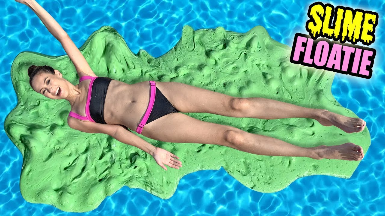 GIGA SLIJM FLOATIE PROBEREN TE MAKEN! || Slime Sunday