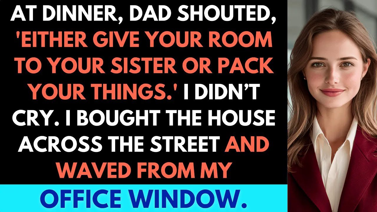 At Dinner, My Parents Yelled: ‘Give Up The Room Or Move Out!’ I Bought A $1.2M House Facing Theirs