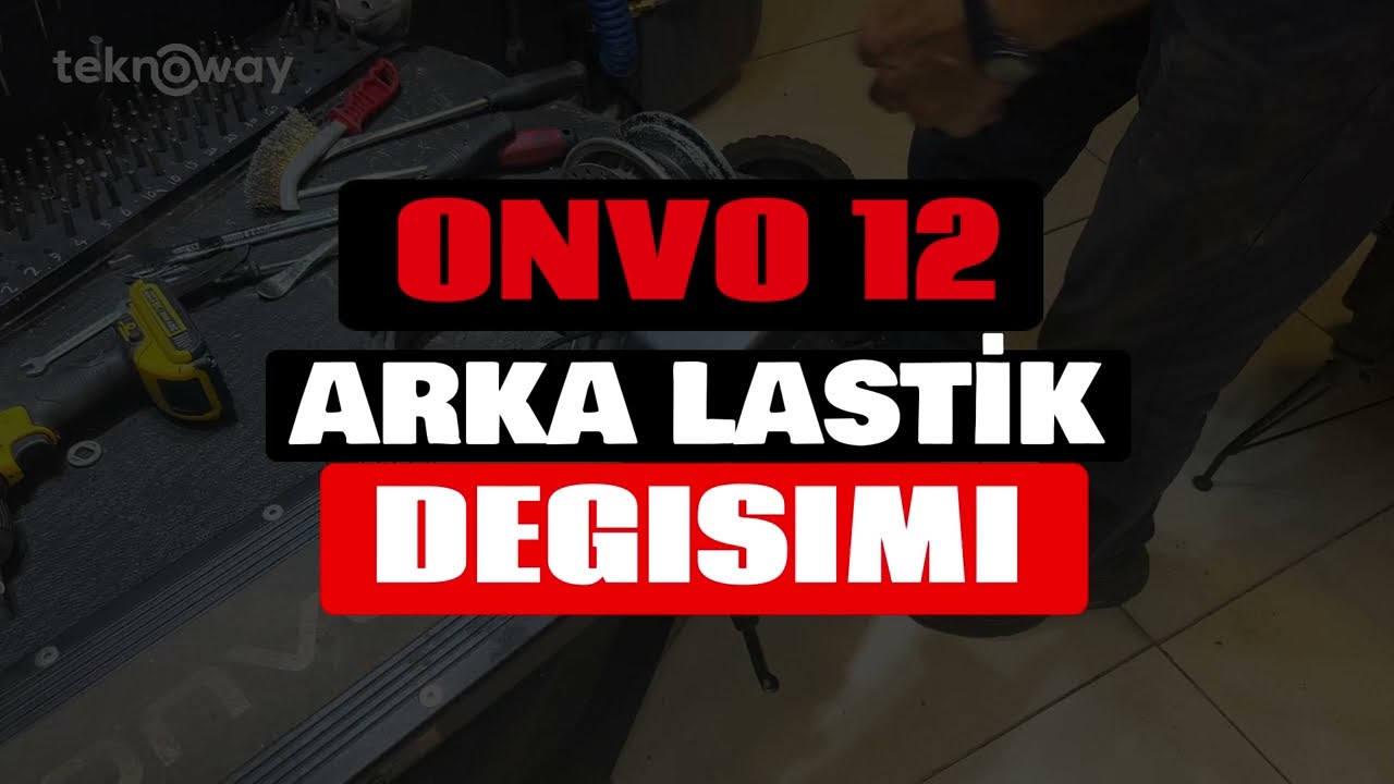 Onvo 12 E-Scooter Arka Lastik Değişimi