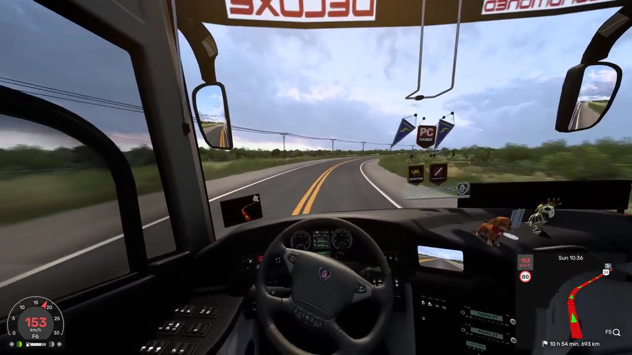 ETS2 Mapa Ceibo with Partas Bus Mod 1440p Realistic Graphics