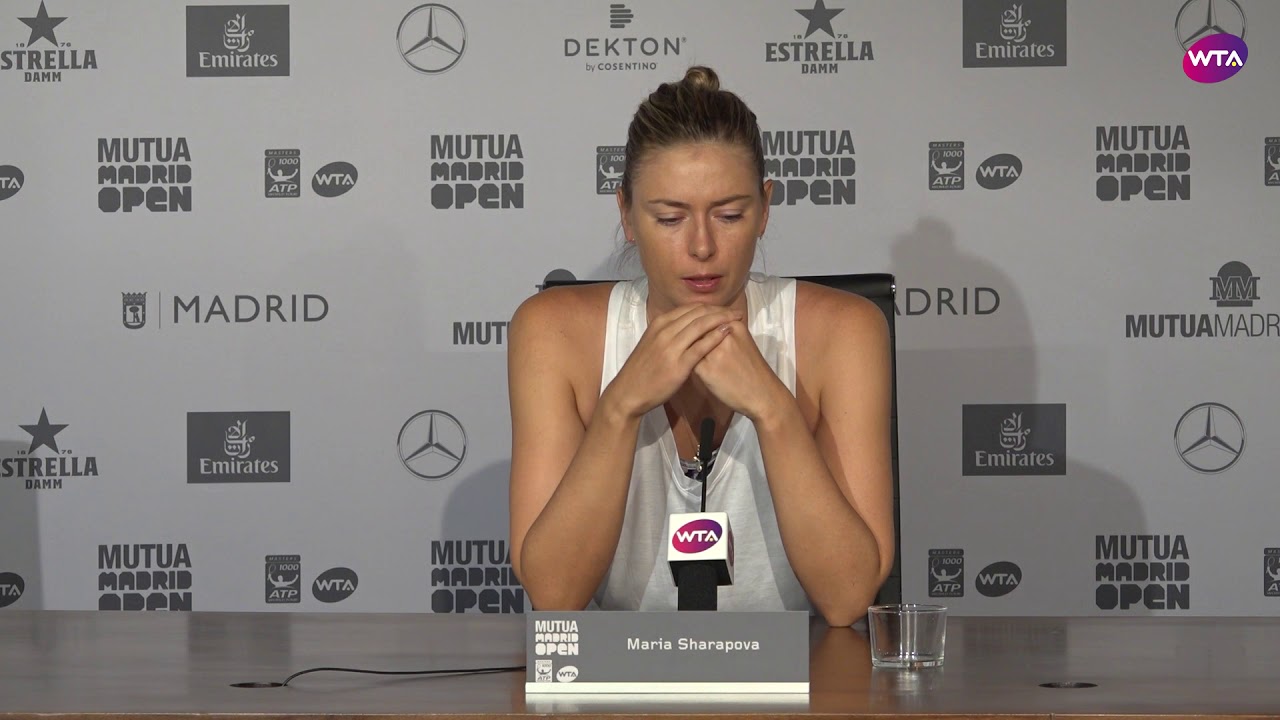 Maria Sharapova Press Conference | 2018 Mutua Madrid Open Quarterfinal
