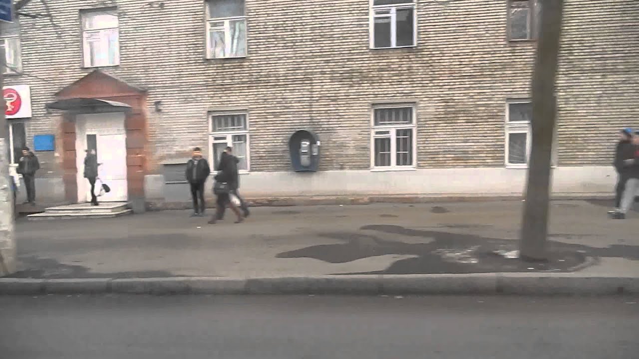 Поездка на троллейбусе А от ул. Короленко до ул. Абхазской - Днепропетровск, 23.02.2015