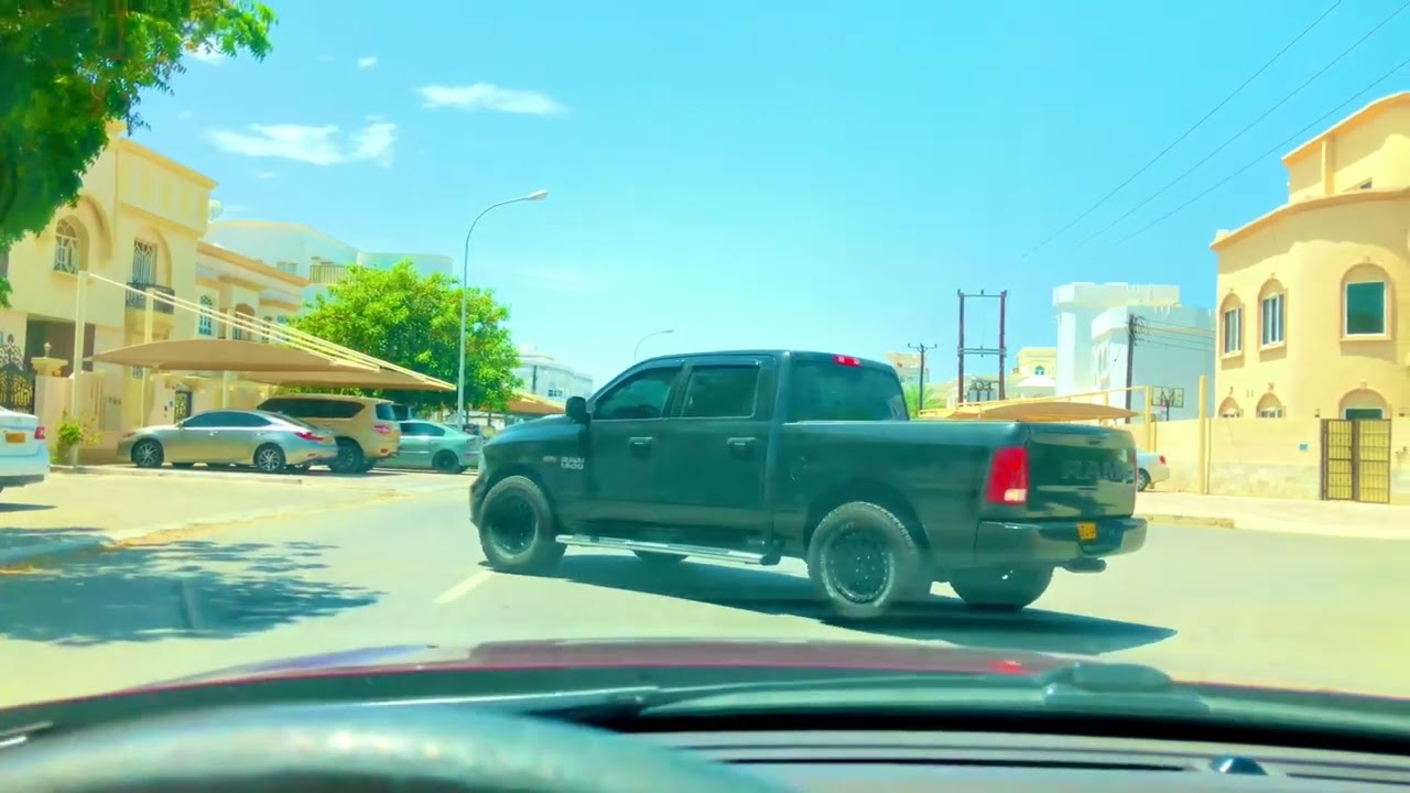 Driving in Arround Azaiba Muscat Oman العذيبه مسقط عمان