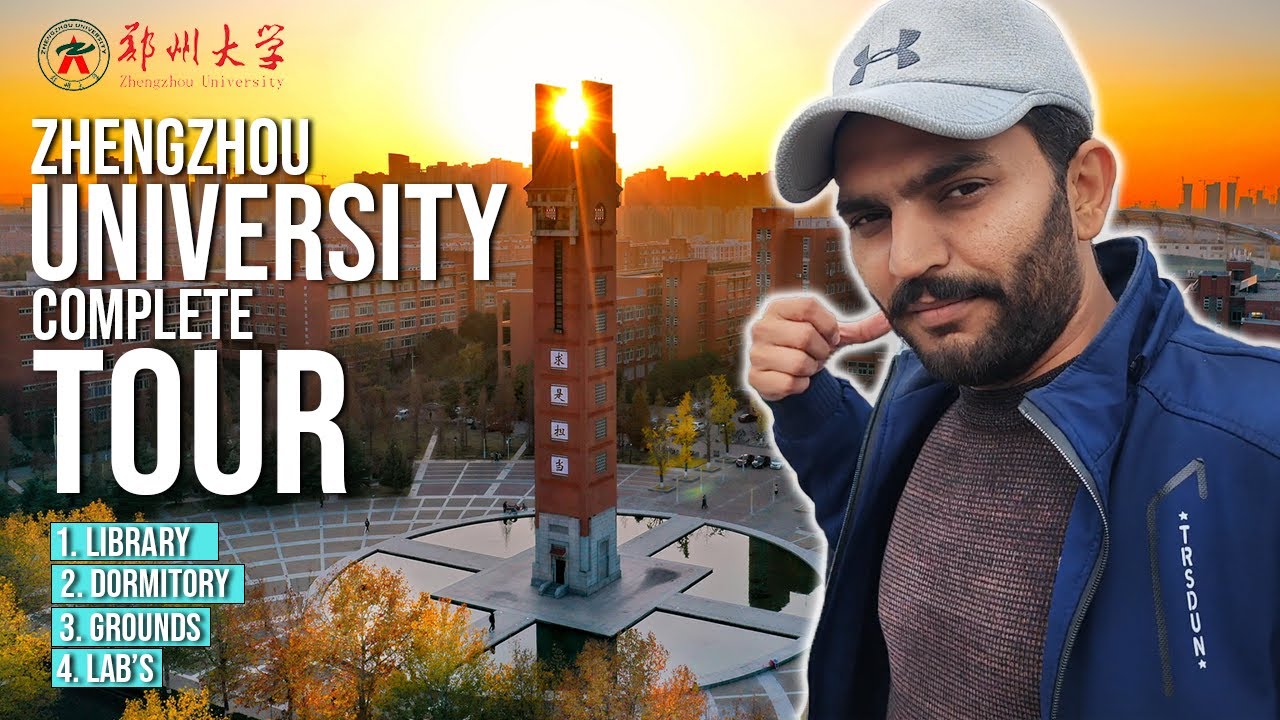My Zhengzhou University Tour || Labs, Grounds, Dorm and Food Street etc