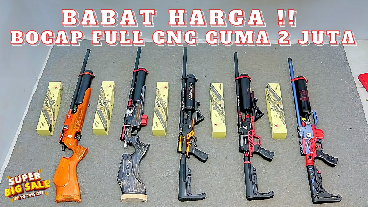 TEBAS HARGA !! BOCAP 500CC FULL CNC CUMA 2.6 JT ❗❗PILIHAN BOCAP FULL CNC TERBAIK 2026 #senapanangin