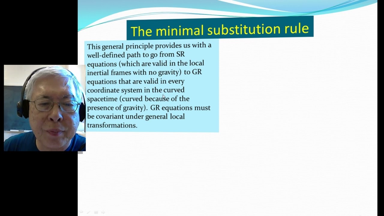 General Covariance (Lecture #17b of a course on Relativity & Cosmology)