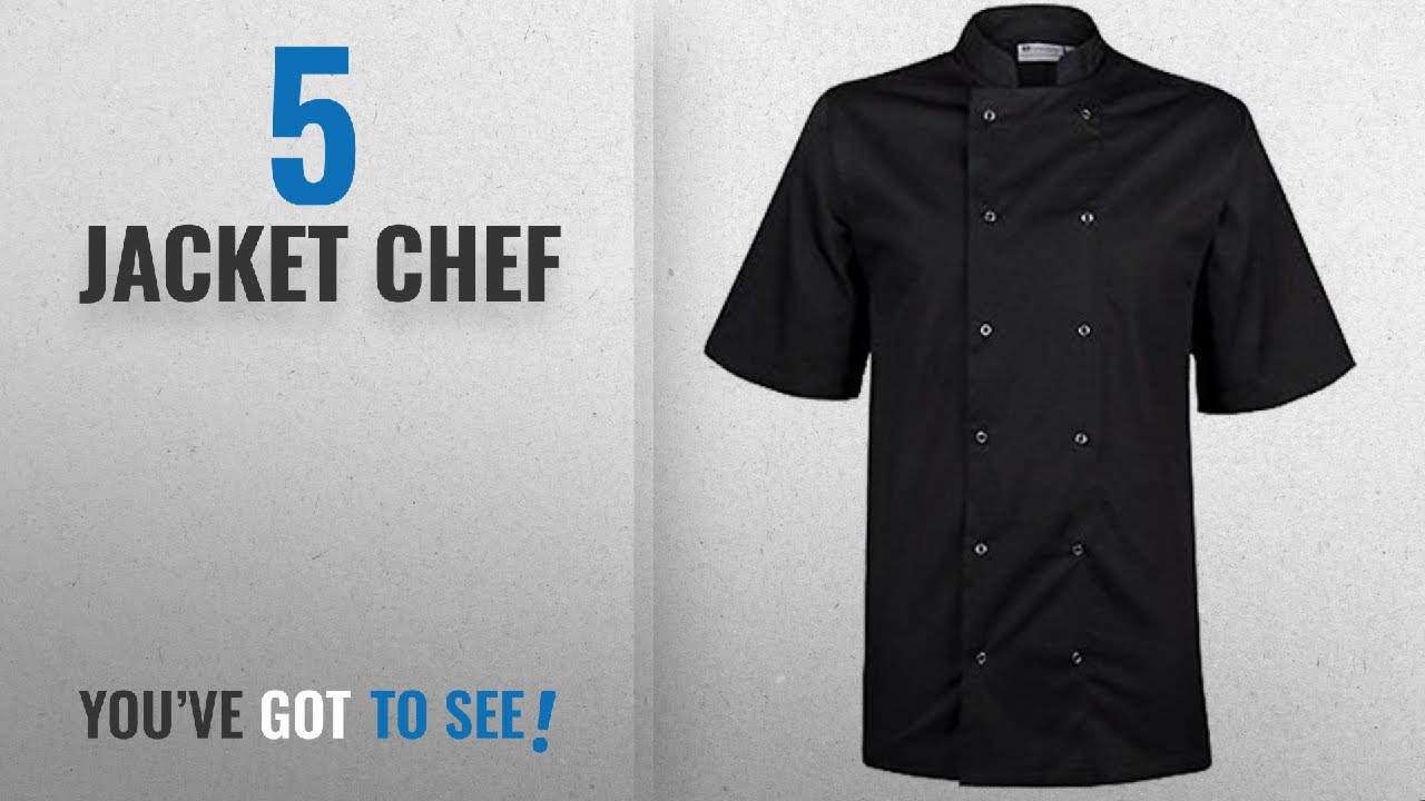 Top 10 Jacket Chef [2018]: Mcintyre Unisex-Adult Poly Cotton Chefs Half Sleeve Coats/Jackets