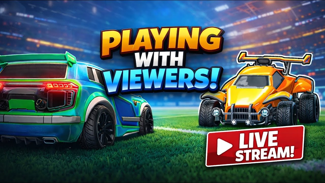 Playing with Viewers LIVE!! | Rocket League