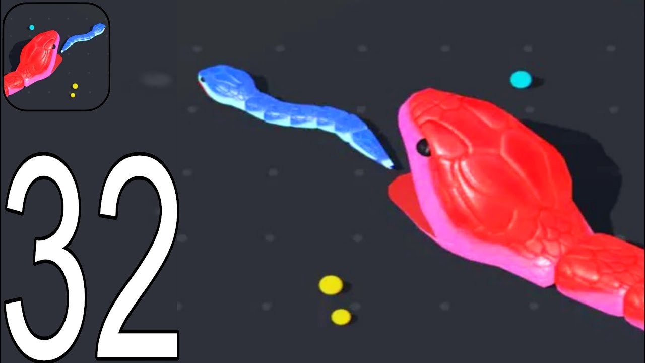 Snake Clash - Gameplay Walkthrough Part 32 Tutorial NEW Mobile Game (Android,ios)