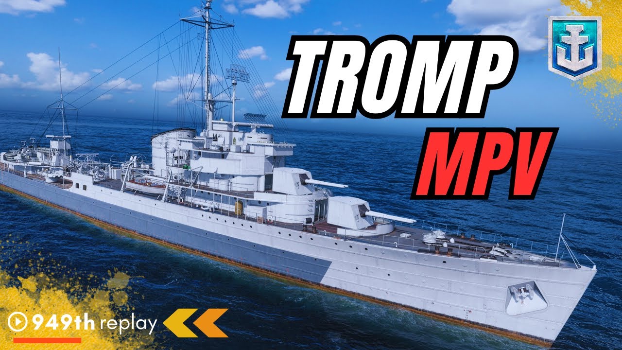 TROMP Destroyer / WoWs / World of Warships #wows #worldofwarships #gaming