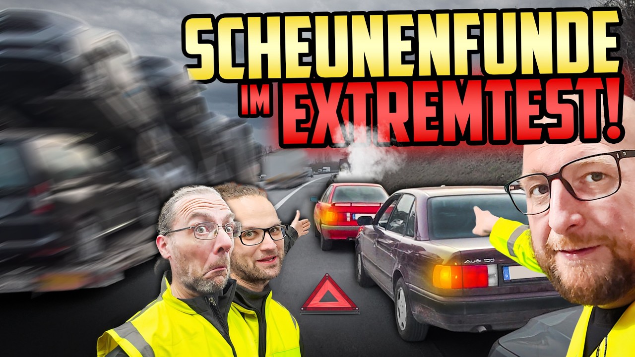 MUTIG oder NAIV?! - ABHOLUNG unserer 16 SCHEUNENFUNDE! - RÜCKFAHRT mit HINDERNISSEN!