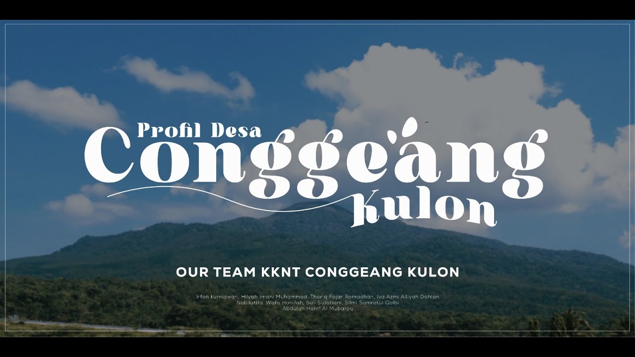Video Profil Desa Conggeang Kulon