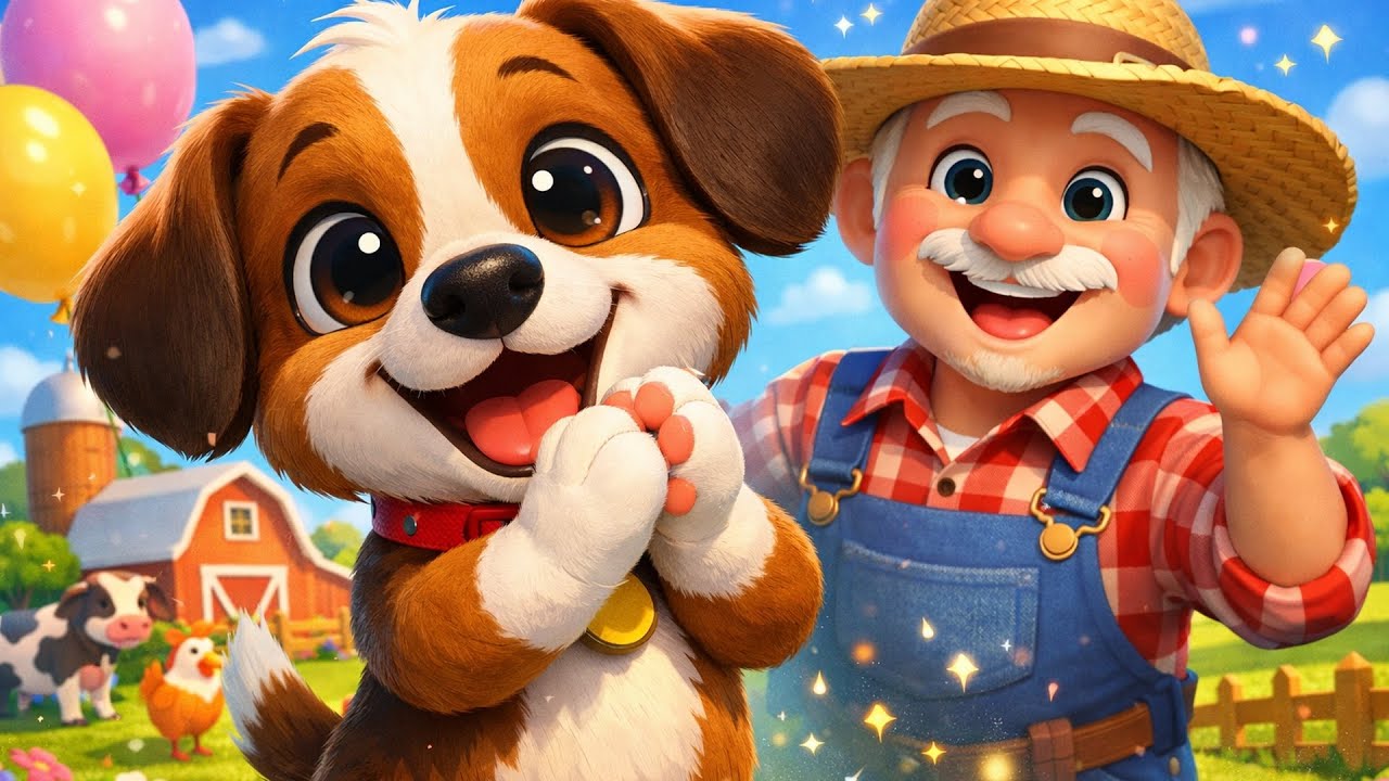 Bingo the Happy Dog 🐶 | Clap Along Nursery Rhyme for Kids | 3D Animated Baby Song