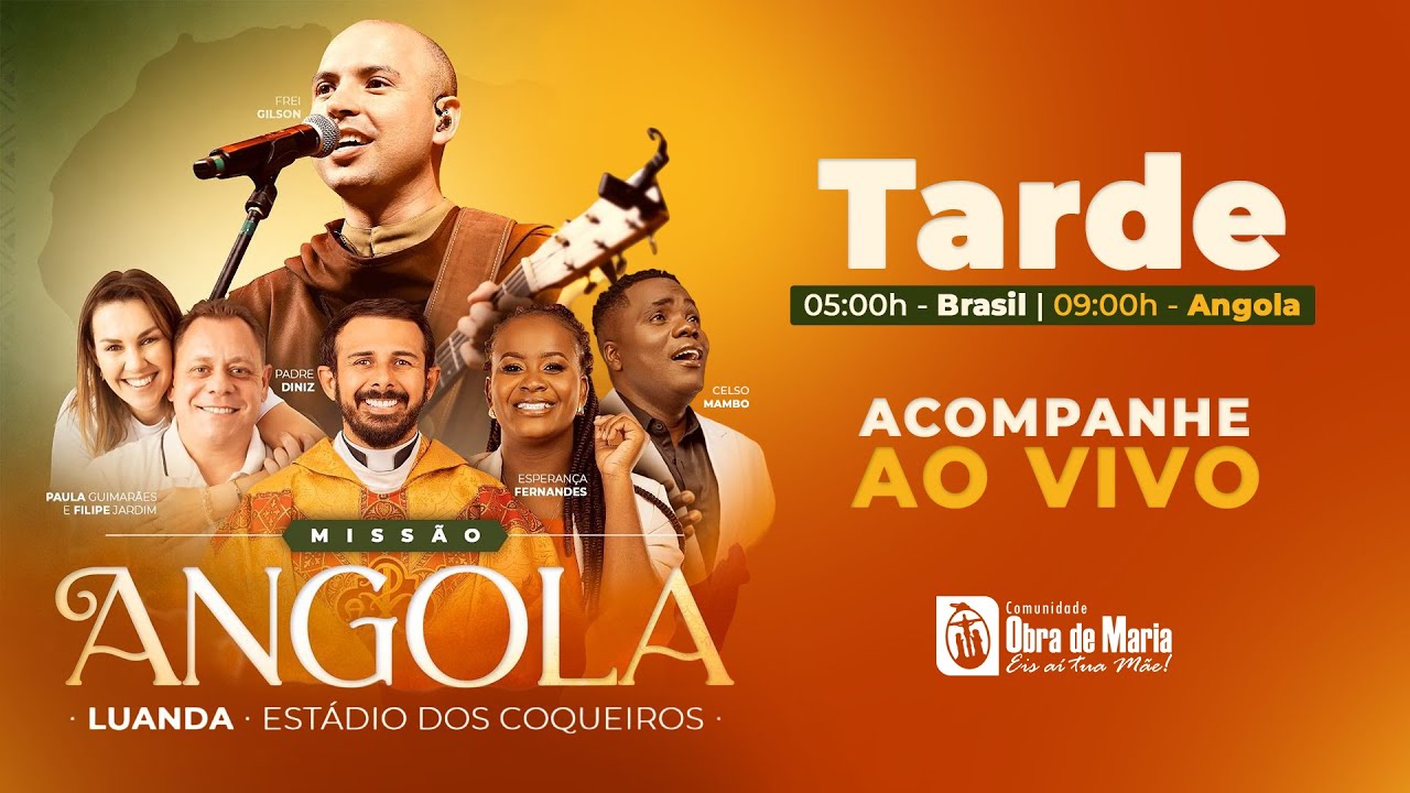 Frei Gilson | Obra de Maria | Ao Vivo na África | Angola - 17 de Maio de 2025 | Tarde
