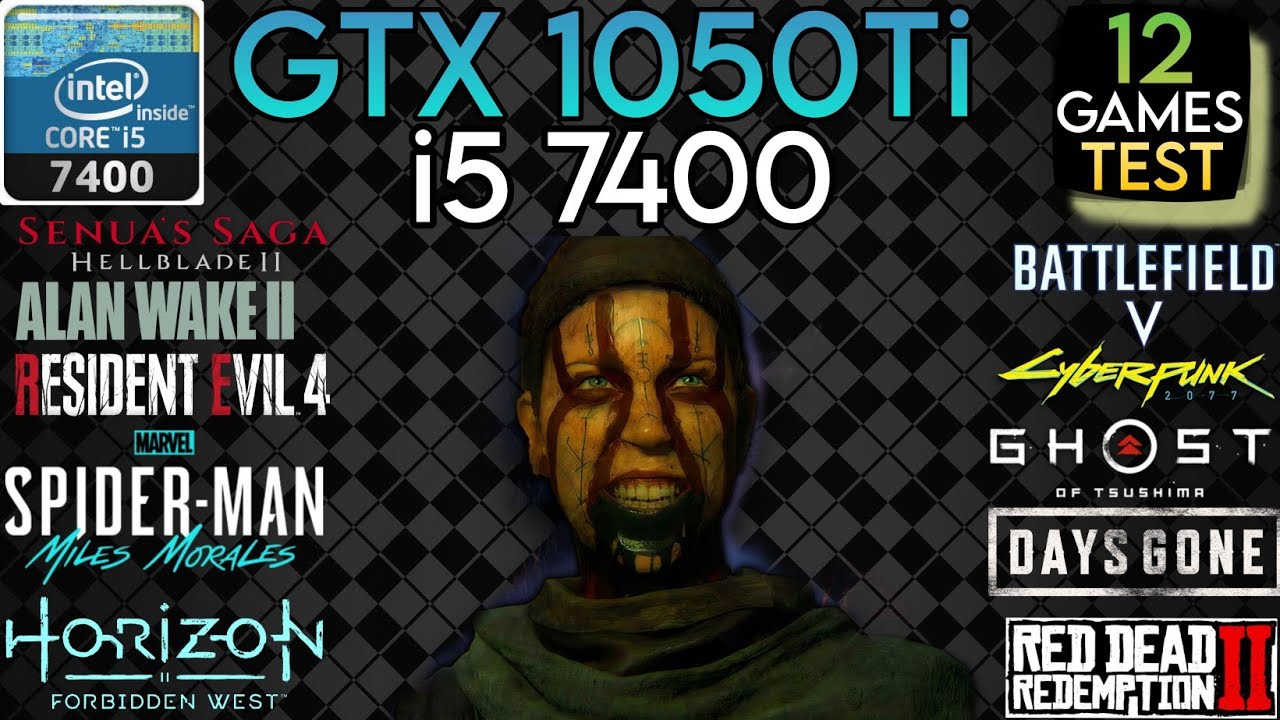 GTX 1050 Ti + I5 7400 & 16GB RAM - Test In 12 Games In 2024 !
