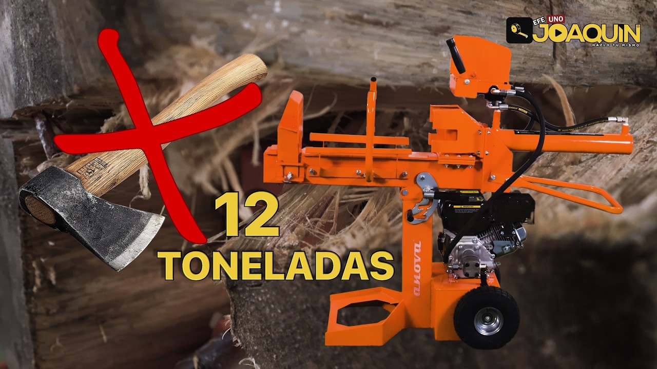 ¿SABES COMO FUNCIONA LA ROMPEDORA DE LEÑA DE ANOVA?