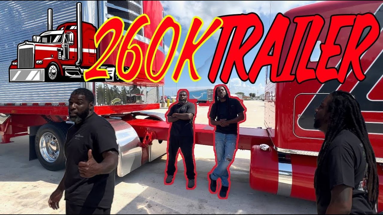 EMT Showcasing our new custom $260k trailer. #workingshowtruck #largecars  #custompeterbilt389