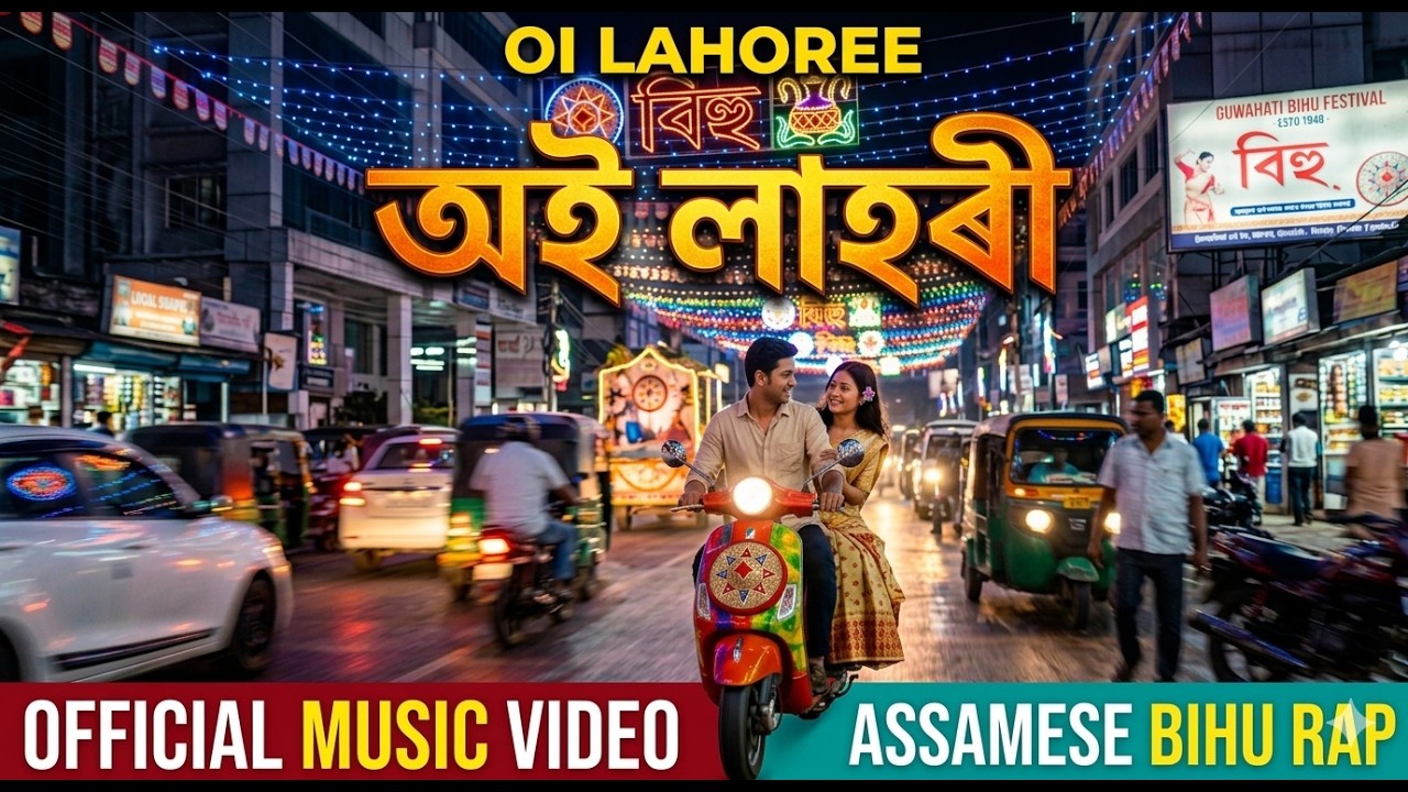 Oii Lahori (অই লাহৰী) | Modern Assamese Bihu Rap 2026 | Romantic Urban Folk | Official Music Video
