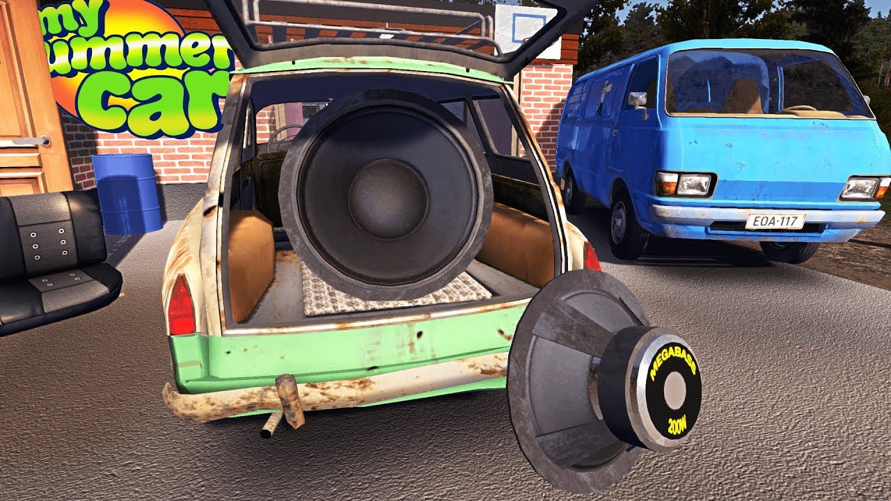 COLOQUEI UM SUBWOOFER GIGANTE NO MEU CARRO! My Summer Car