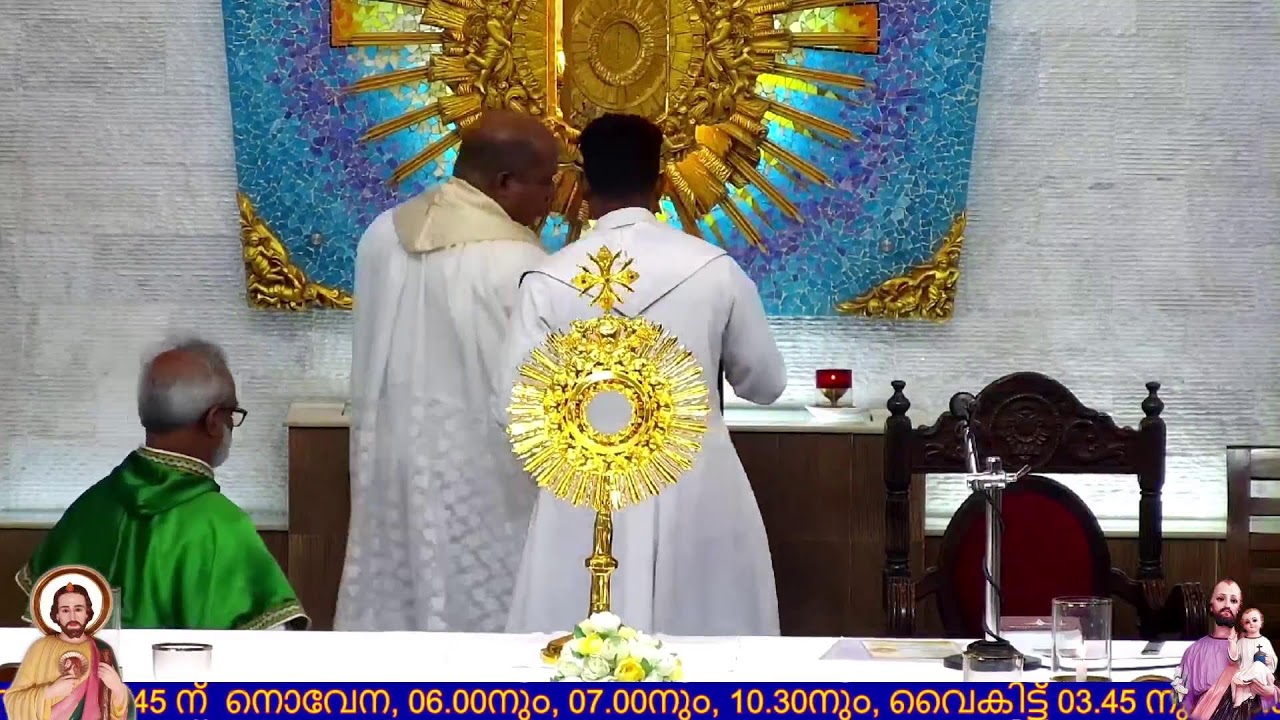 29-01-2026 THURSDAY  10.30 AM Holy Mass & Novena St Joseph & St JUDE Church Thevara