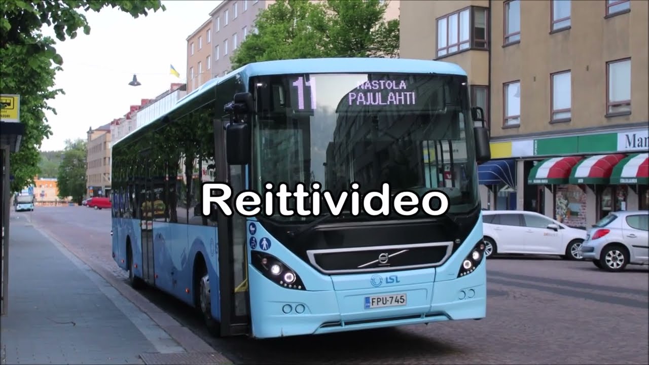 Reittivideo 11 Kauppatori - Pajulahti - Kauppatori