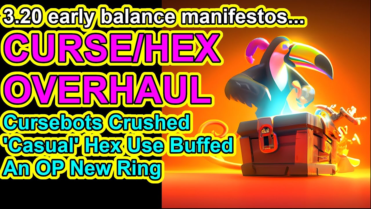 POE 3.20 Balance Manifesto 4: Curse And Hex Overhaul, Powerful New Unique Ring - Path Of Exile