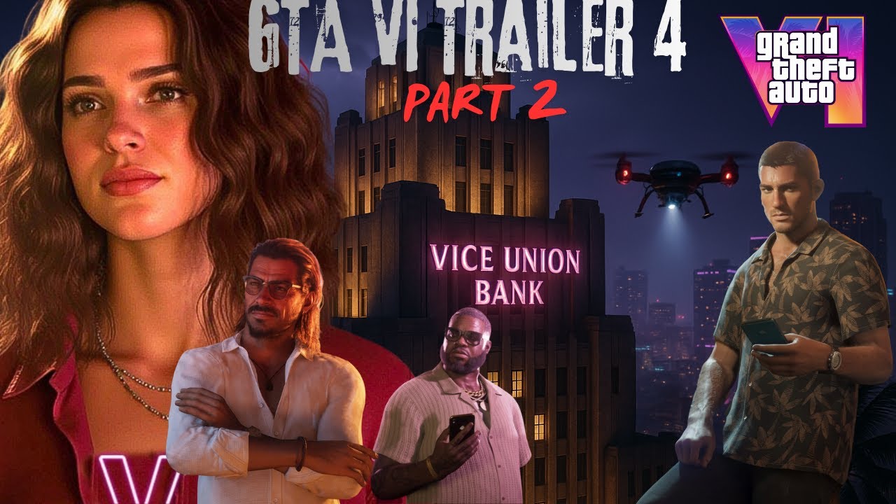 GTA VI Trailer 4 | Inside the Vice Union Bank Robbery Part-2