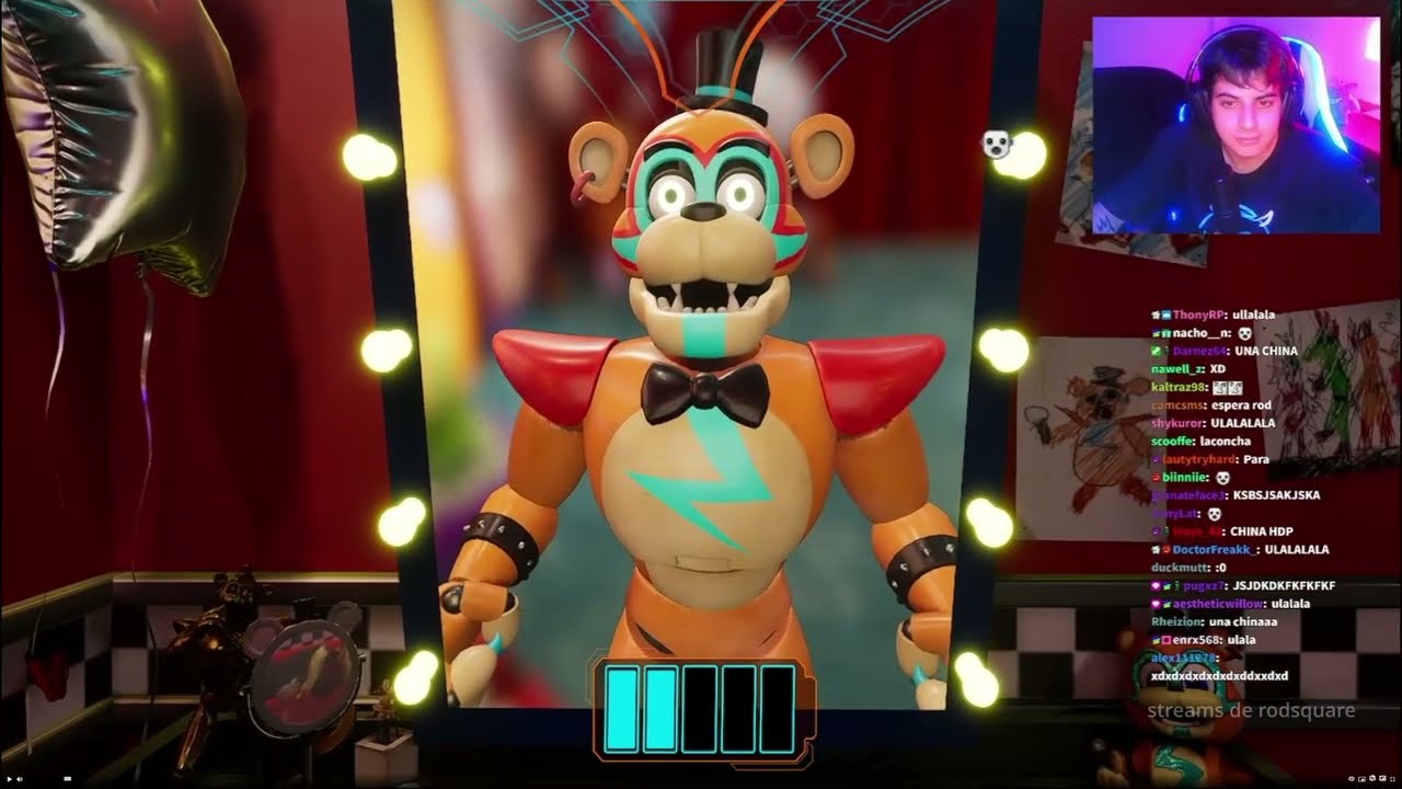 Rodsquare juega Five Nights at Freddy's: Security Breach