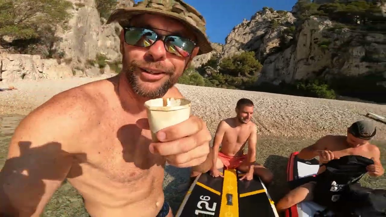 Rando kayak a la Calanque d'En-Vau, kayak Advanced frame elite