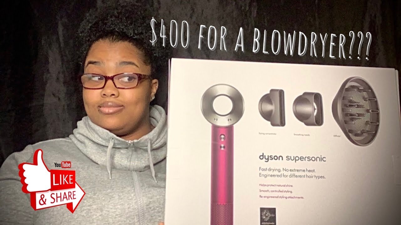 $400 FOR A BLOW DRYER??? My unboxing and review of the Dyson Supersonic Hair Dryer!!!