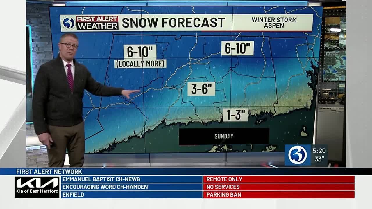 FORECAST: A lull, but Winter Storm Aspen to ramp back up