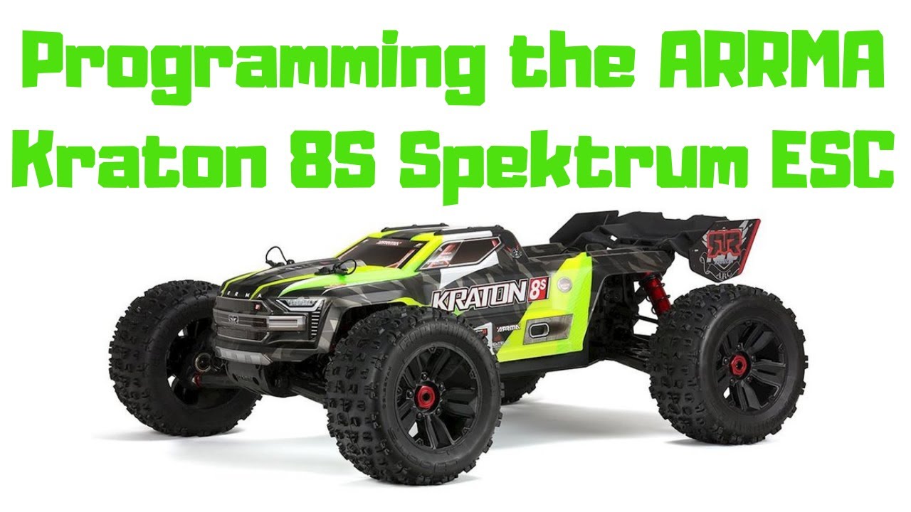 Programming the ARRMA Kraton 8S ESC