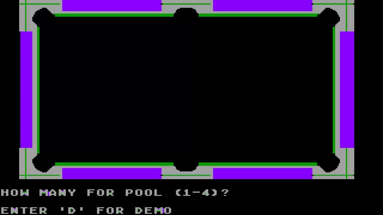 ATARI 8BIT XL XE POOL 1 5 v1 5 By IDSI PROBLEM 400 800 600 1200 1400 1450 ATARIMANIA COM SITE LOOK