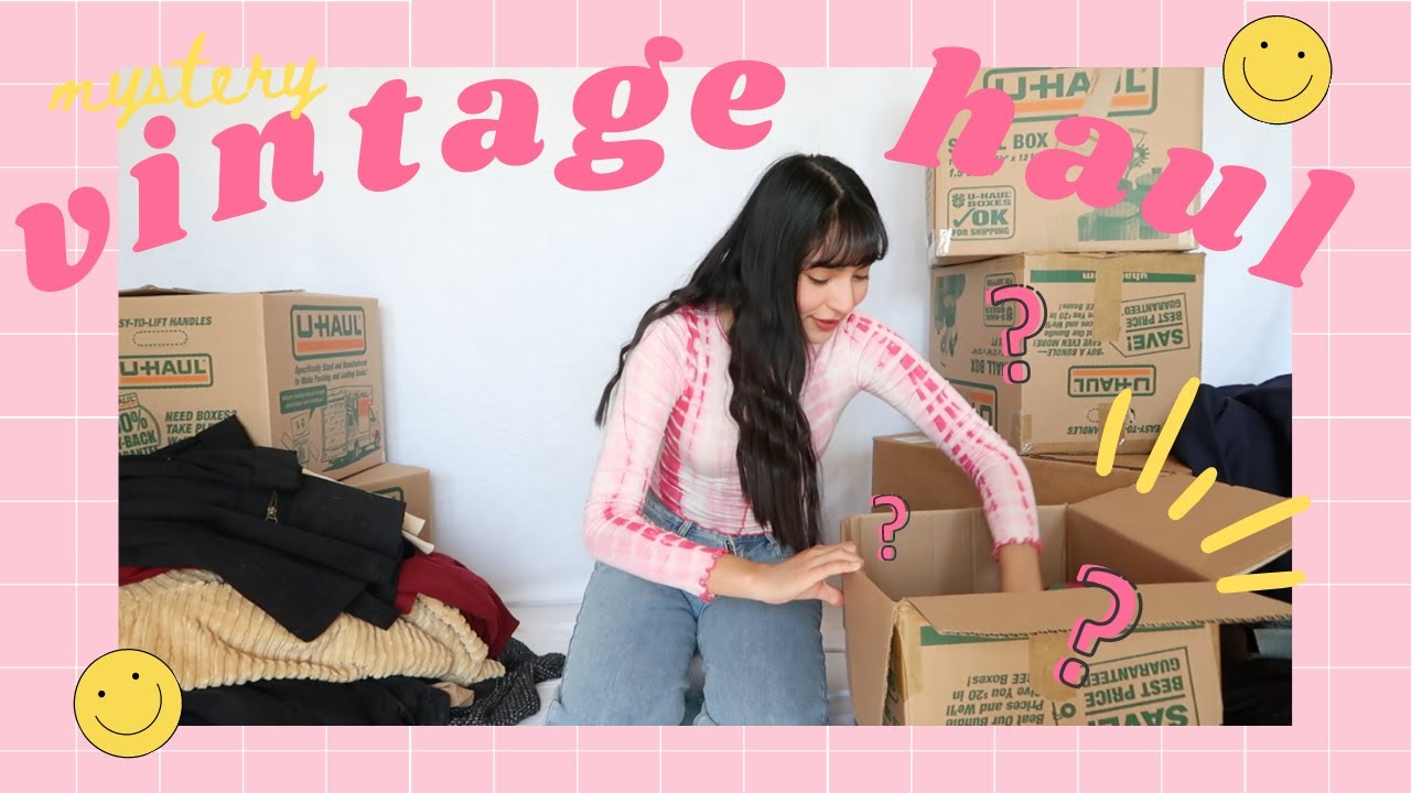 $100 MYSTERY VINTAGE HAUL // Was this a STUPID decision??? (PART 1)