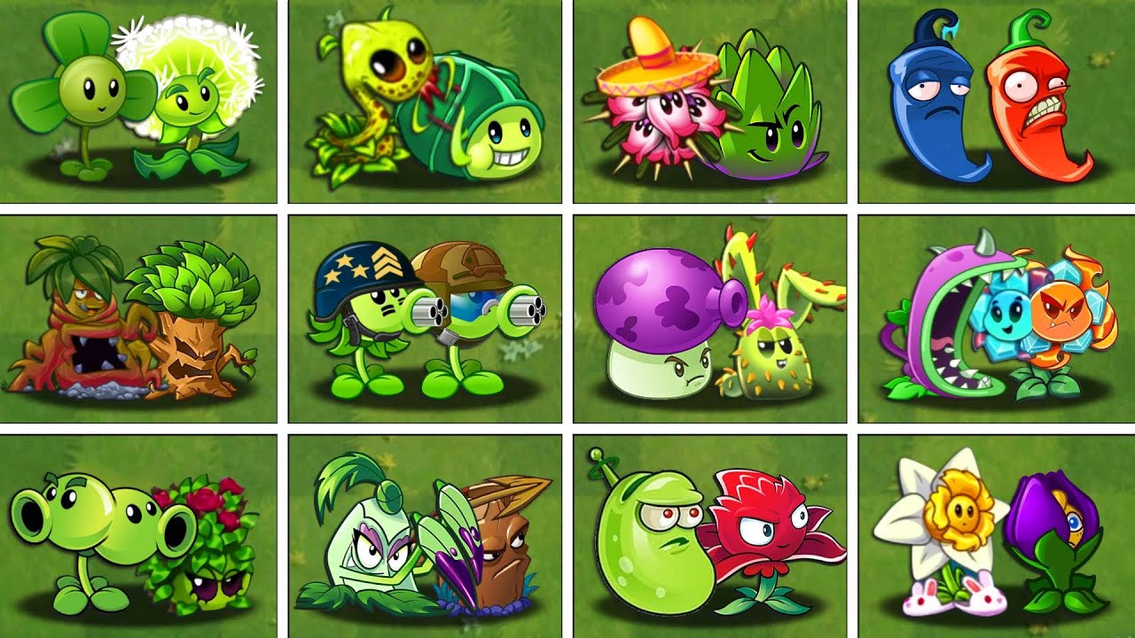 PvZ2 - 20 Best Combos Battlez - Which Team Plants Will Win? Team Plant Vs Team Plant