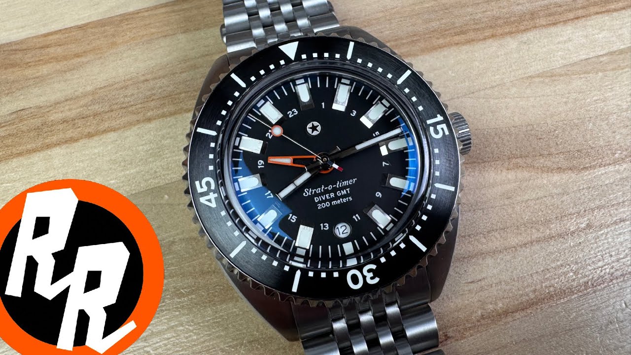 Jack Mason Strat-o-Timer GMT Diver Titanium