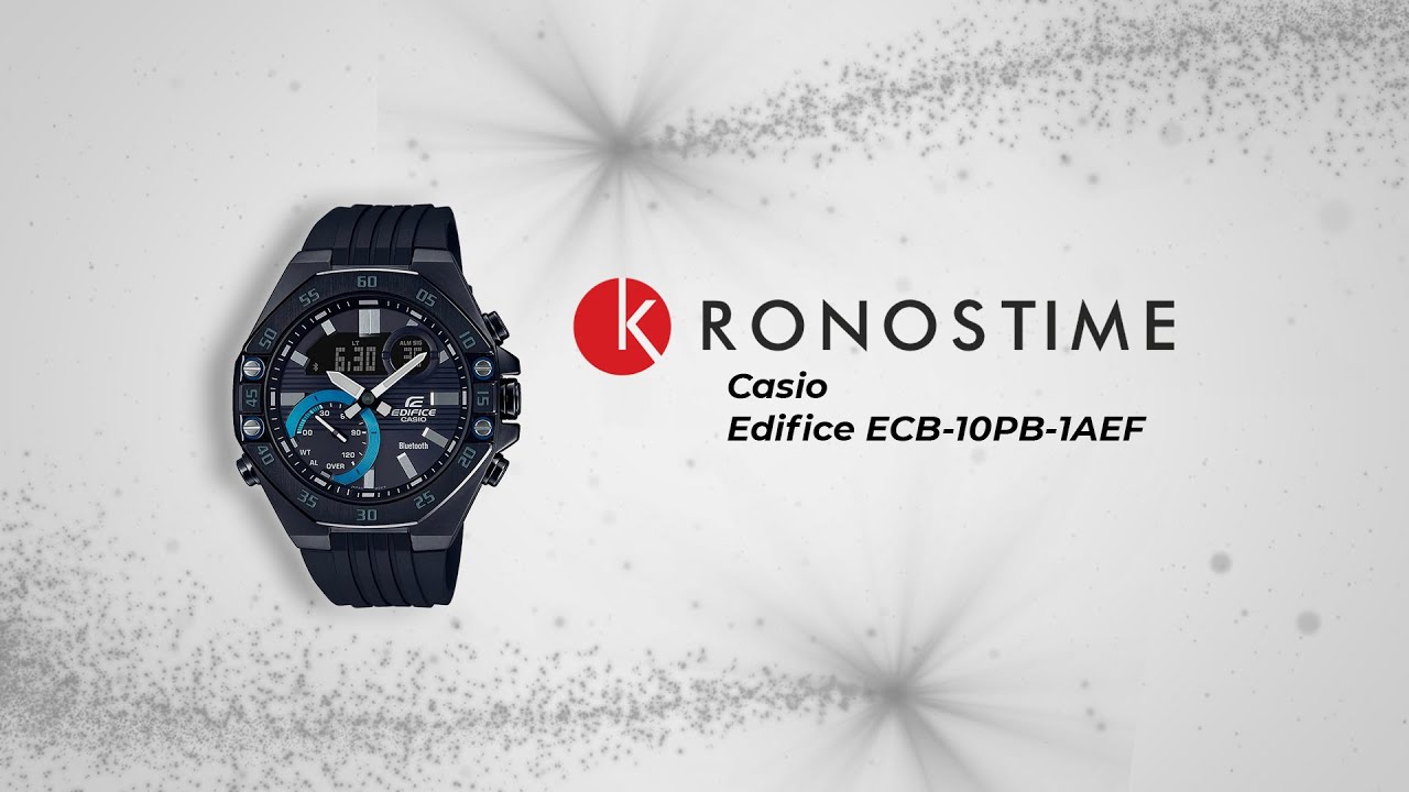 Casio Edifice ECB-10PB-1AEF обзор часов - KronosTime.RU