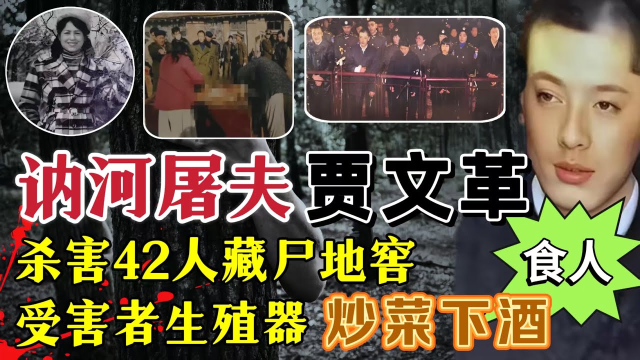 奇案解密︱黑龙江杀人狂魔贾文革，地窖藏尸42具，用死者生殖器下酒？#案件調查 #真實案件