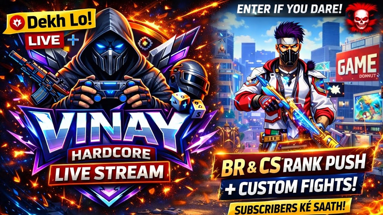 😈 Pro Gameplay LIVE | Rank Push + Subscriber Custom Room | Full Action #viralvideo #youtubelive
