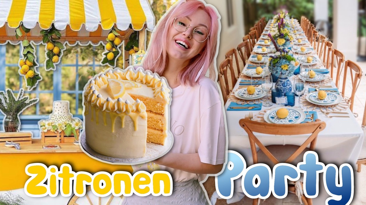 2 Dummis machen eine Aesthtetic Zitronen PARTY wie auf Pinterest 🍋 | ViktoriaSarina