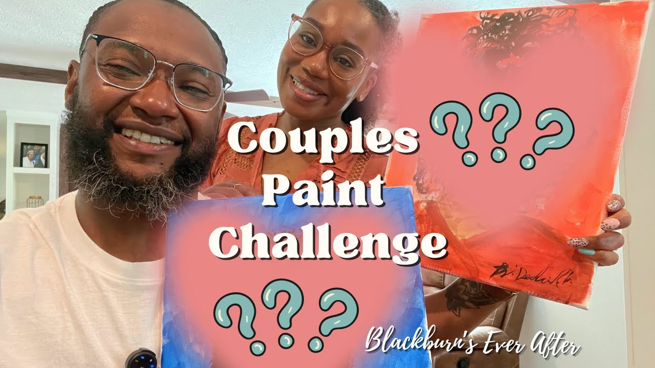 We Tried the Paint Your Partner Challenge | HILARIOUS Results! | #painting #fyp