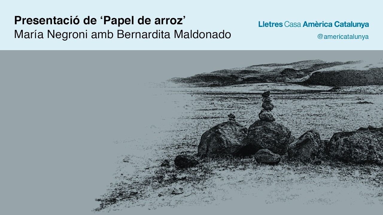 Presentación ‘Papel de arroz’. María Negroni con Bernardita Maldonado