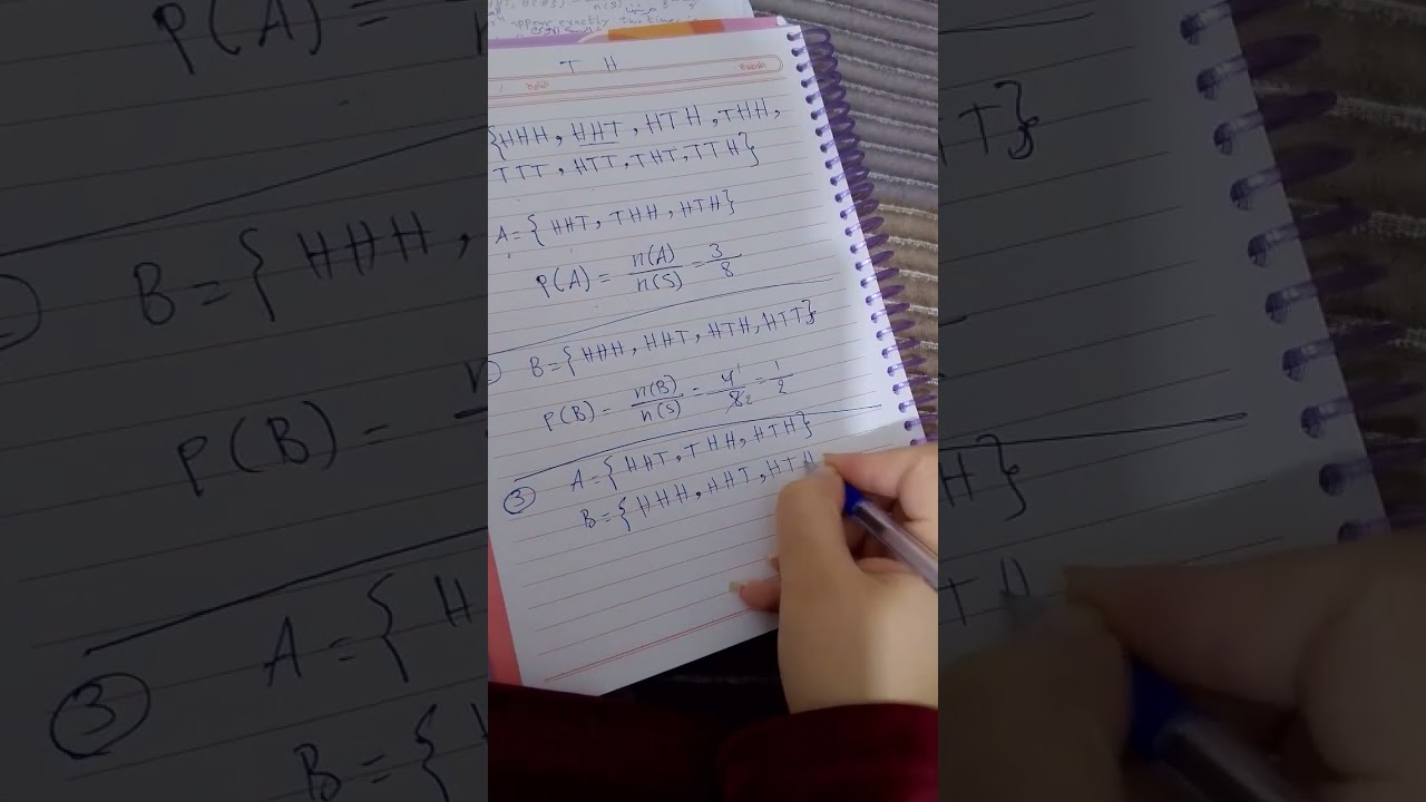الاحتمالات 1 (مرحلة ثانية)،  شرح مبسط 