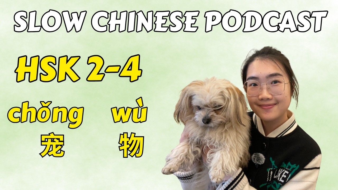 Slow Chinese Podcast - about pets (HSK2-4) 慢速中文播客（适合HSK2-4的中文学习者）