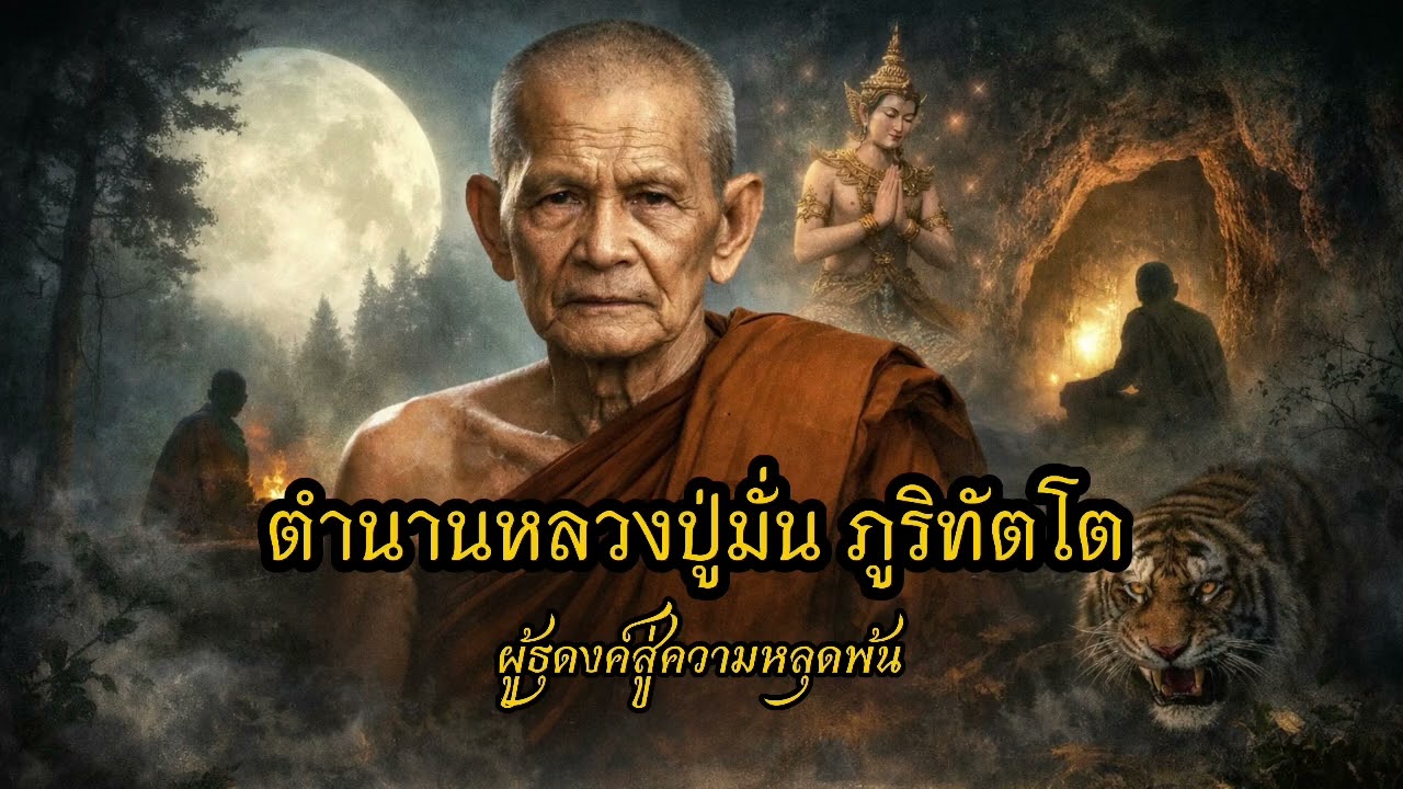 ตำนานพระเกจิ | ep.2 ตำนานหลวงปู่มั่น ภูริทัตโต ผู้ธุดงค์สู่ความหลุดพ้น