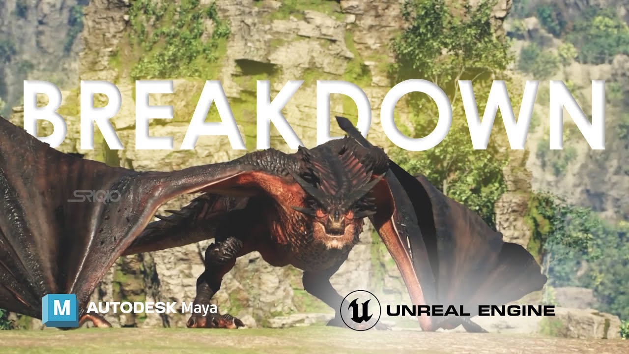 Tyrant dragon animation | breakdown | keyframe animation | behind the scenes | unreal engine & maya