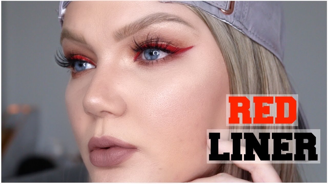 MAKEUP TUTORIAL | FIRE RED EYELINER